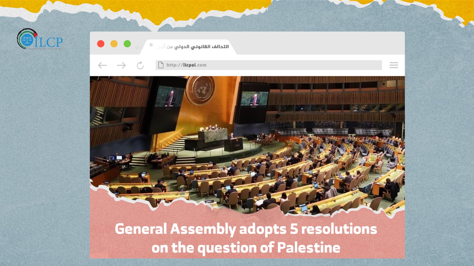 General Assembly adopts 5 resolutions on the question of Palestine
